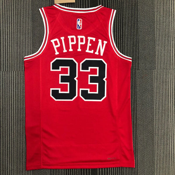 Regata NBA Chicago Bulls Icon Edição 75 anos Scottie Pippen Vermelha
