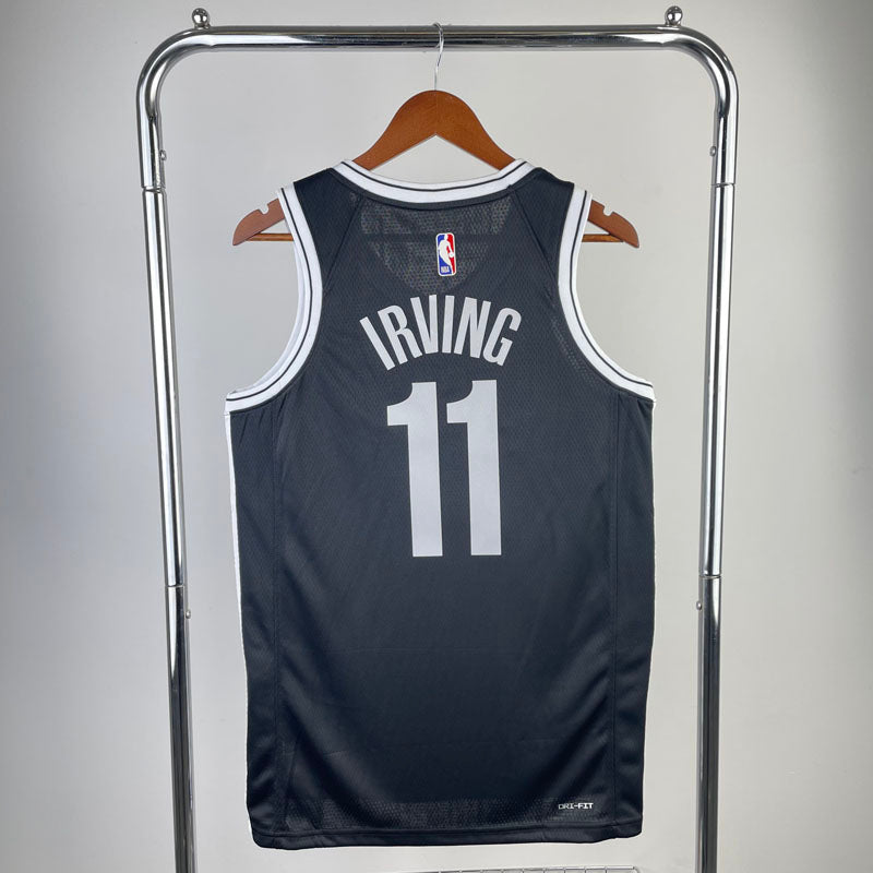 Regata NBA Brooklyn Nets Icon Edition Kyrie Irving Preta