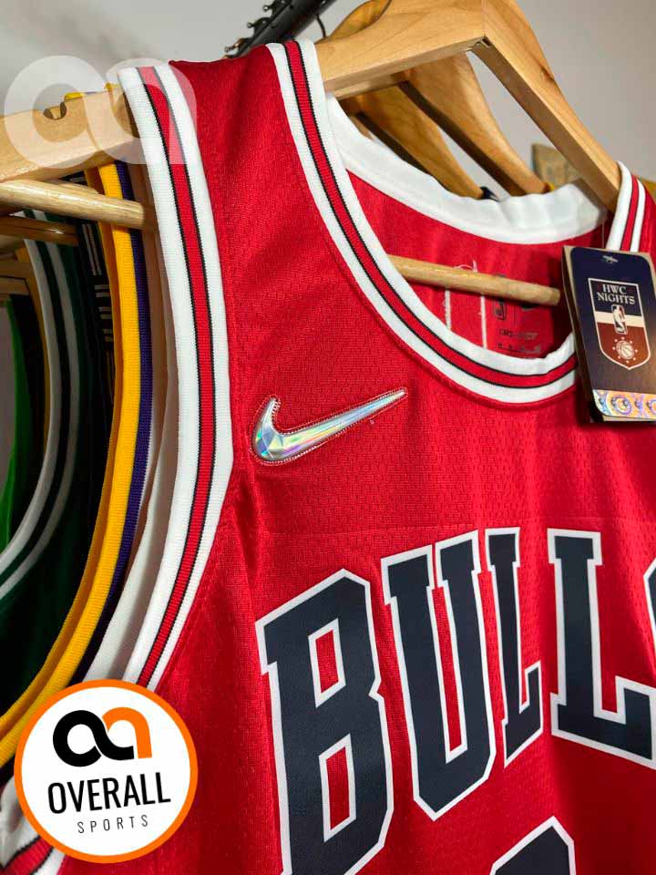 Regata NBA Chicago Bulls Icon Edição 75 anos Zach LaVine Vermelha