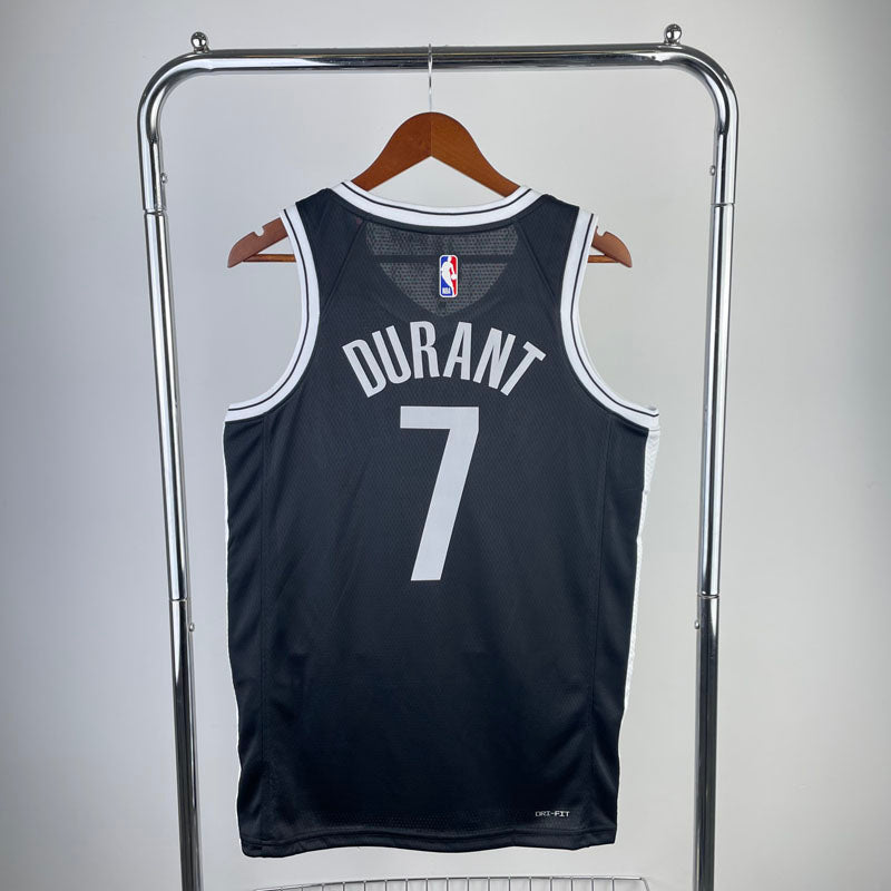 Regata NBA Brooklyn Nets Icon Edition Kevin Durant Preta