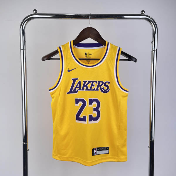 Regata Infantil NBA Los Angeles Lakers LeBron James 23 Amarela