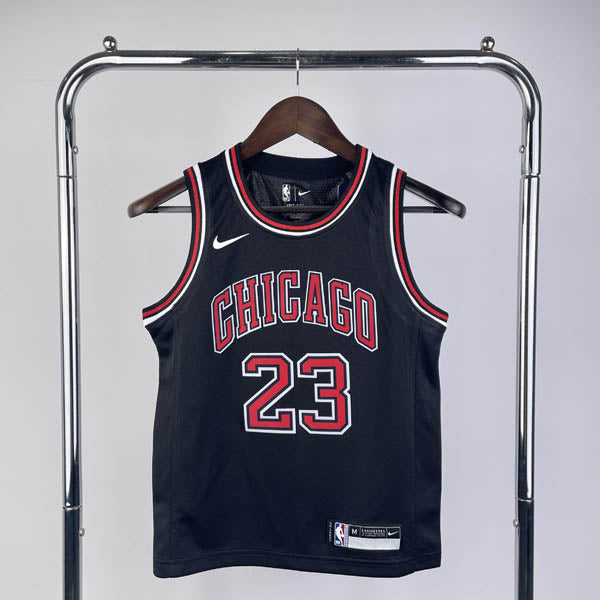 Regata Infantil NBA Chicago Bulls Michael Jordan Preta
