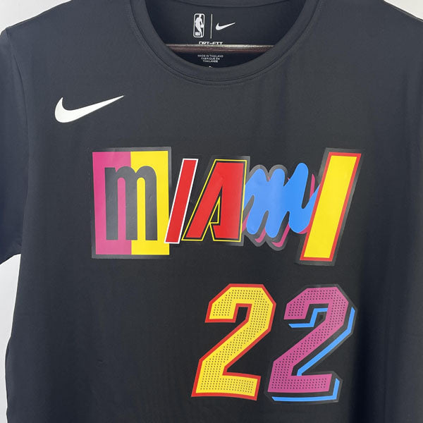 Camiseta NBA Miami Heat Jimmy Butler City Edition DRI-FIT Preta