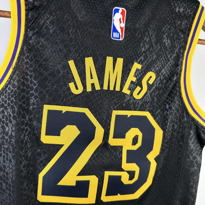 Regata Infantil NBA Los Angeles Lakers LeBron James 23 Preta