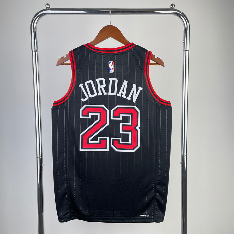 Regata NBA Chicago Bulls Statement 23/24 Michael Jordan Preta