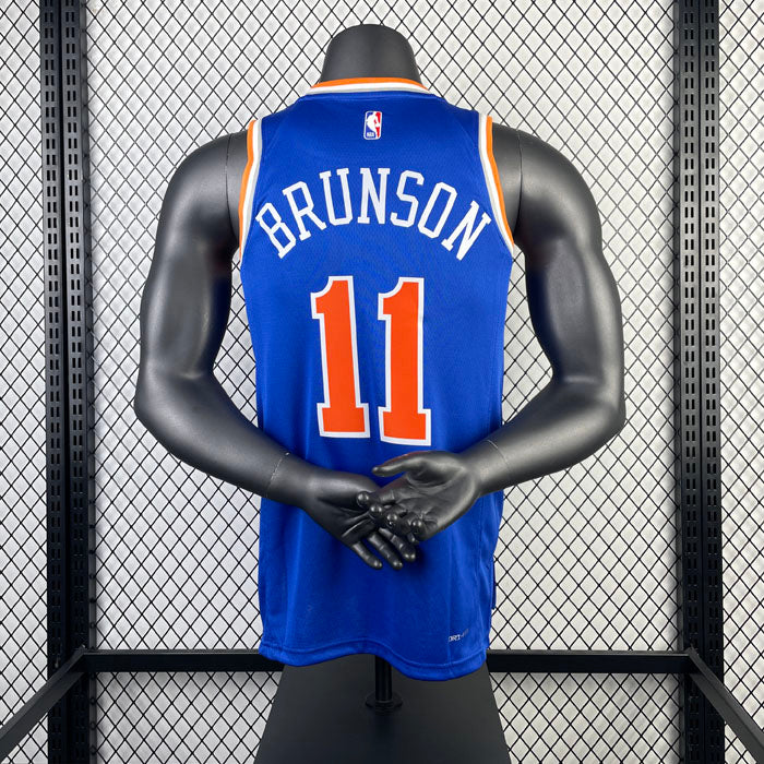 Regata NBA New York Knicks Icon Edition 23/24 Jalen Brunson Azul