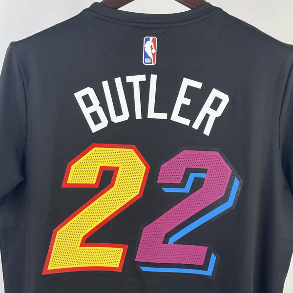 Camiseta NBA Miami Heat Jimmy Butler City Edition DRI-FIT Preta