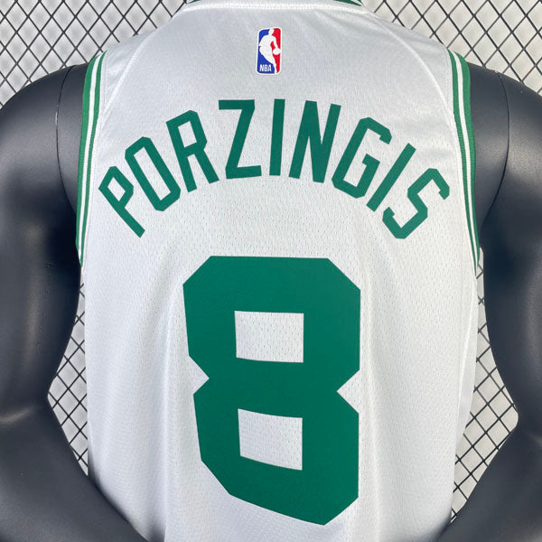 Regata NBA Boston Celtics Association Edition 23/24 Kristaps Porzingis Branca
