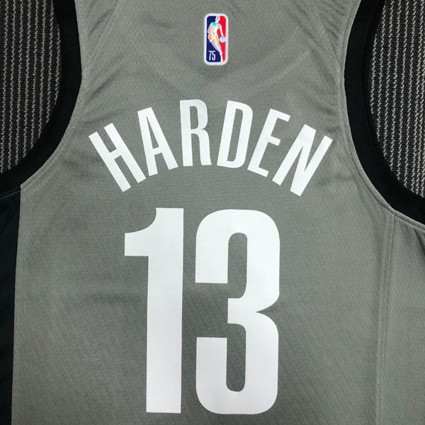 Regata NBA Brooklyn Nets Edição 75 anos 21/22 James Harden Cinza
