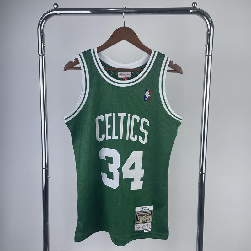Regata NBA Boston Celtics Retrô Mitchell & Ness 07/08 Paul Pierce Verde