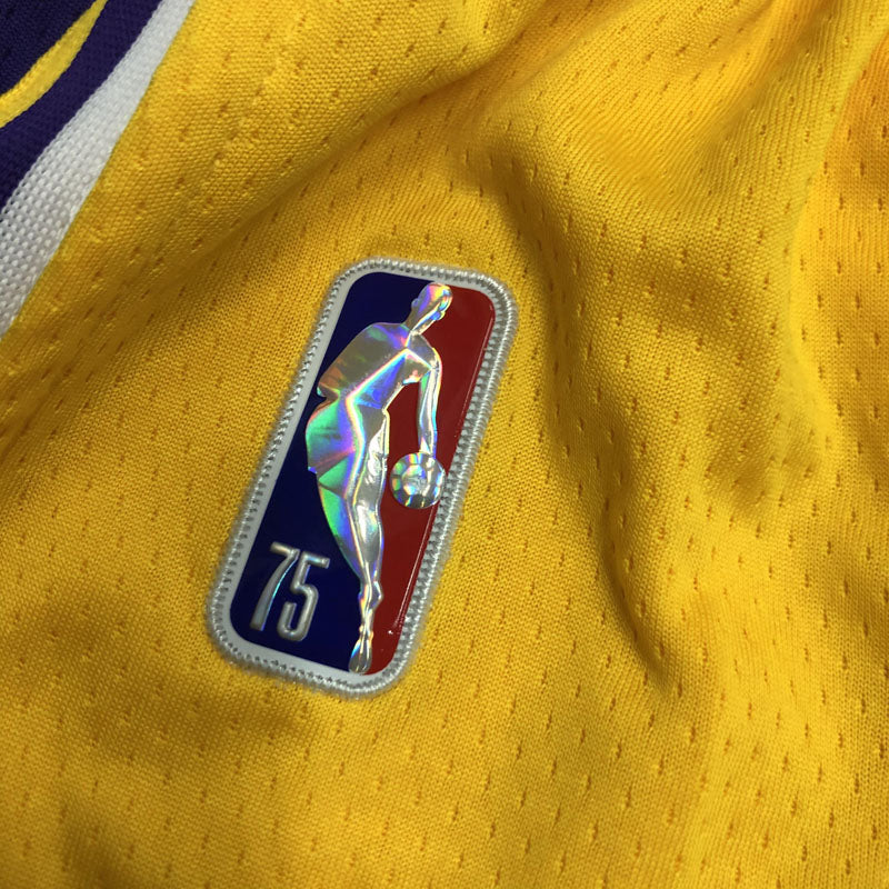 Short NBA Los Angeles Lakers Icon Edição 75 anos 21/22 Amarelo