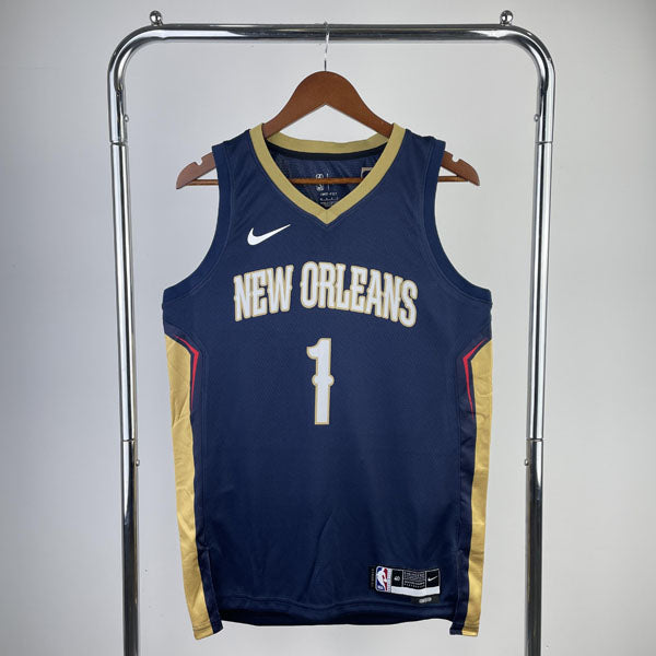 Regata NBA New Orleans Pelicans Icon Edition Zion Williamson Azul
