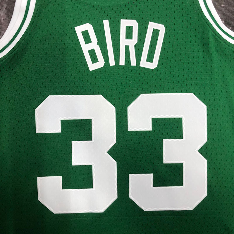 Regata NBA Boston Celtics Retrô Mitchell & Ness 85/86 Larry Bird Verde