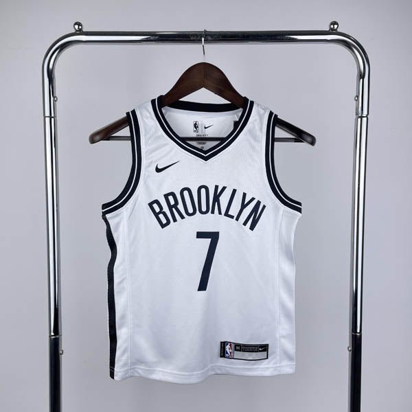 Regata Infantil NBA Brooklyn Nets Kevin Durant Branca