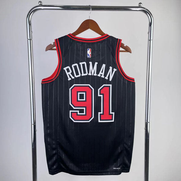 Regata NBA Chicago Bulls Statement 23/24 Dennis Rodman Preta