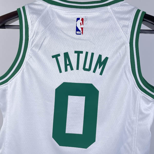 Regata Infantil NBA Boston Celtics Jayson Tatum Branca