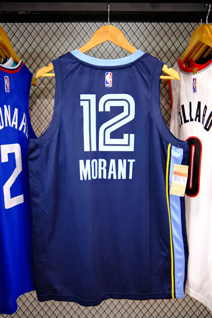 Regata NBA Memphis Grizzlies Icon Edition 23/24 Ja Morant Azul