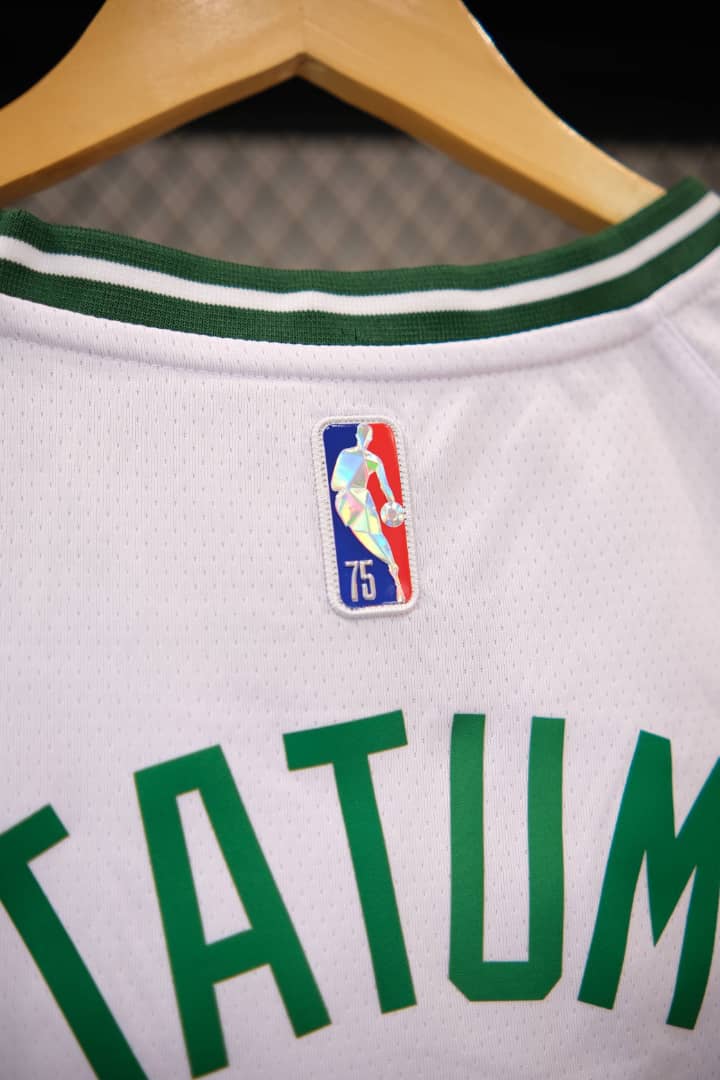 Regata NBA Boston Celtics Edição 75 anos 21/22 Jayson Tatum Branca
