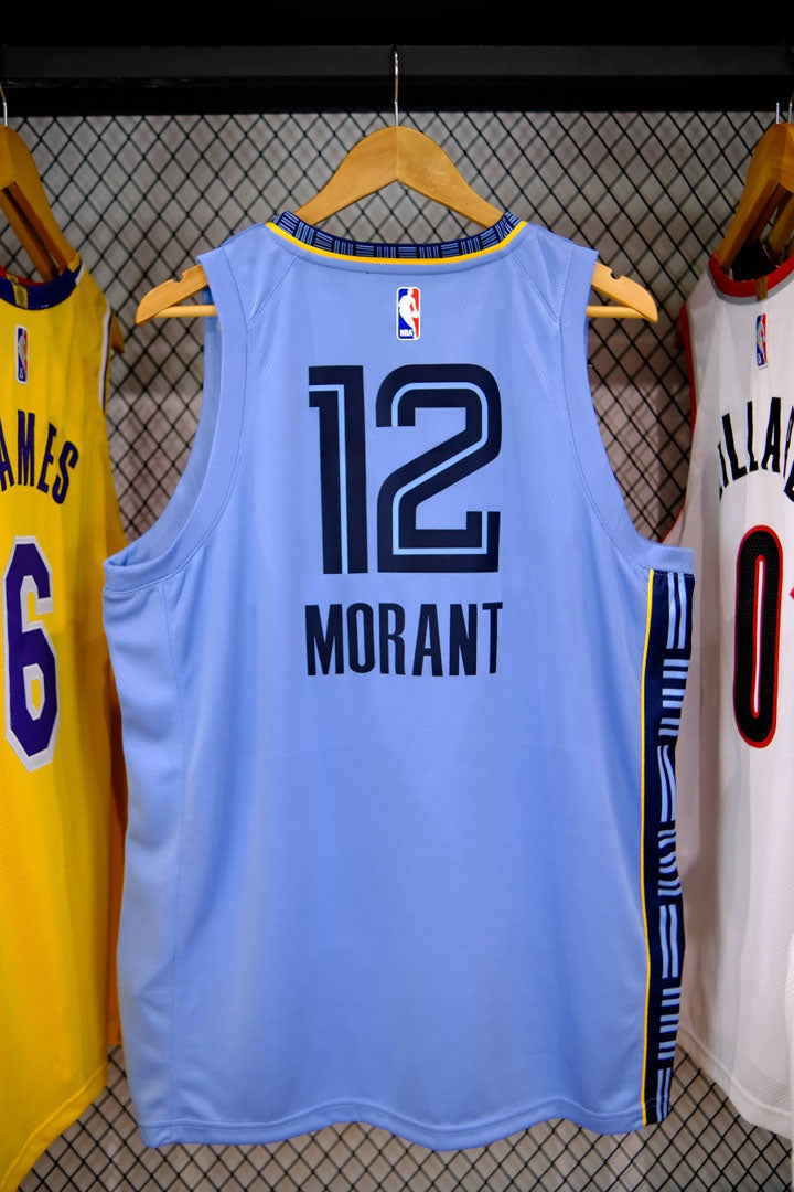 Regata NBA Memphis Grizzlies Statement Edition Ja Morant Azul