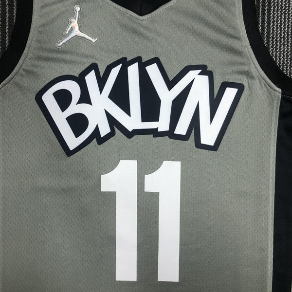 Regata NBA Brooklyn Nets Edição 75 anos 21/22 Kyrie Irving Cinza