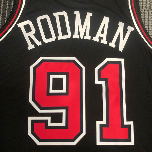 Regata NBA Chicago Bulls Dennis Rodman Preta