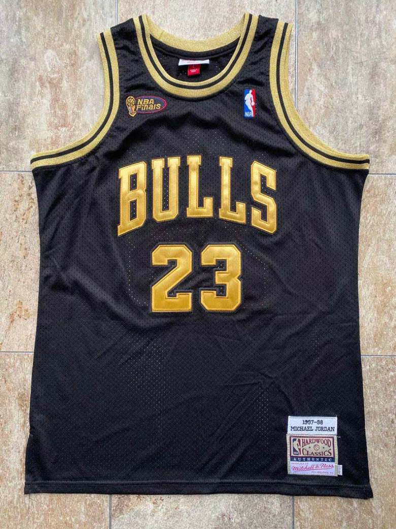 Regata Chicago Bulls Retrô Mitchell & Ness Authentic 1997/1998 Michael Jordan Preta