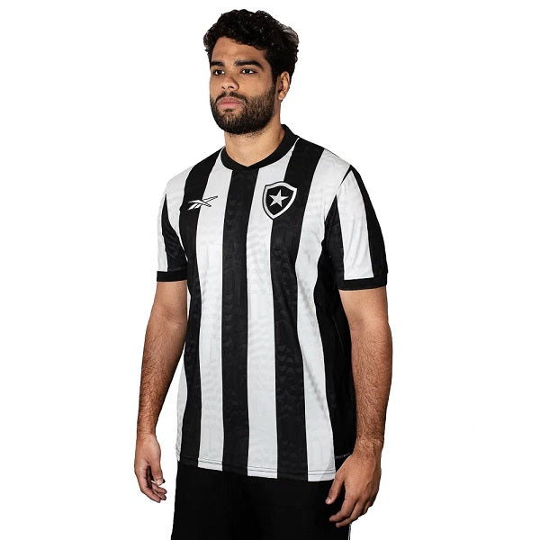 Camisa Botafogo I 23/24 Preta e Branca Masculina