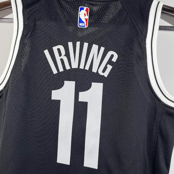 Regata Infantil NBA Brooklyn Nets Kyrie Irving Preta