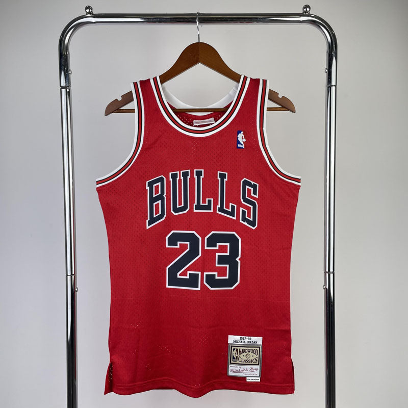 Regata Chicago Bulls Retrô Mitchell & Ness 1997/1998 Michael Jordan Vermelha