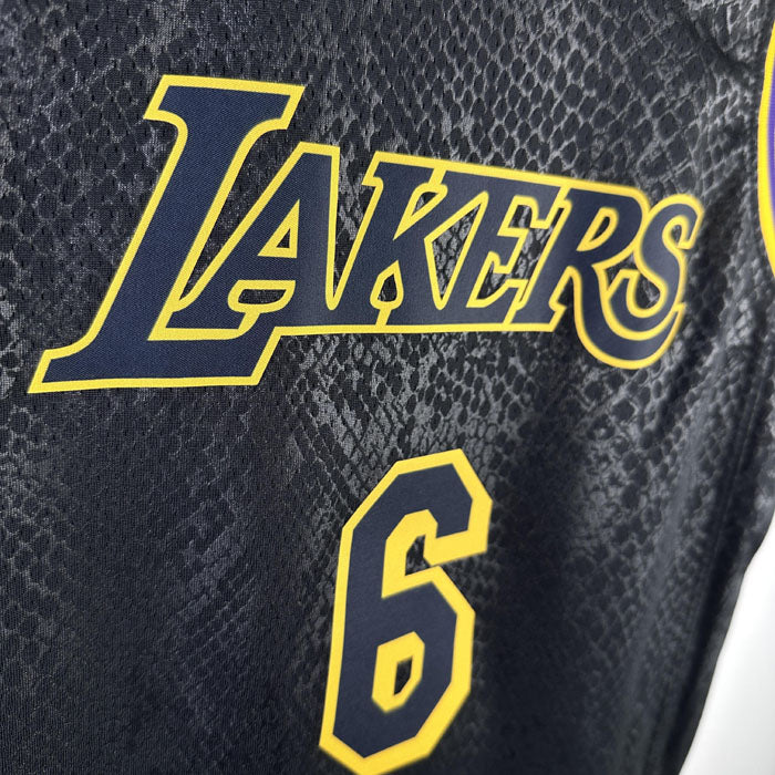 Regata Infantil NBA Los Angeles Lakers LeBron James 6 Preta