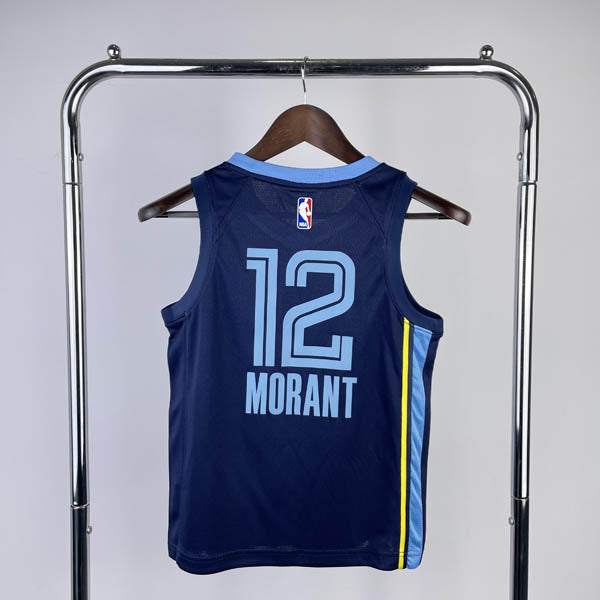 Regata Infantil NBA Memphis Grizzlies Ja Morant Azul