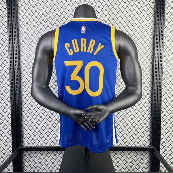 Regata NBA Golden State Warriors Icon Edition 23/24 Stephen Curry Azul