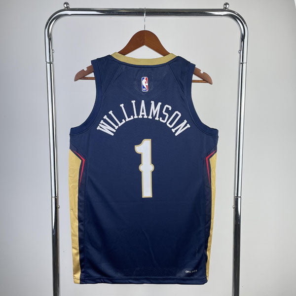 Regata NBA New Orleans Pelicans Icon Edition Zion Williamson Azul