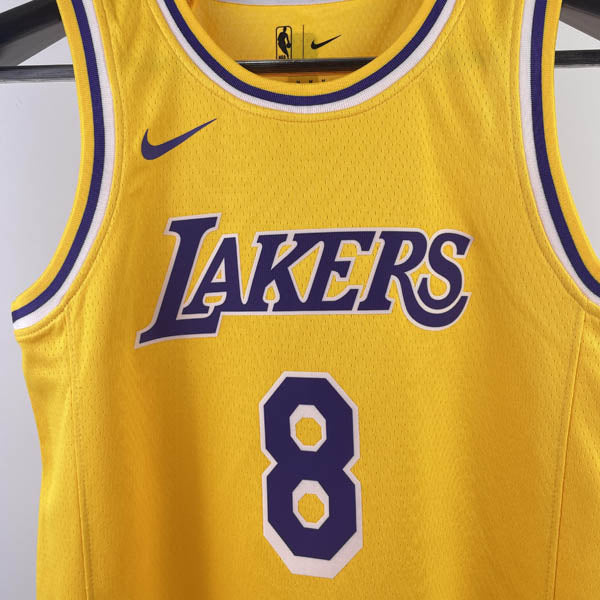 Regata Infantil NBA Los Angeles Lakers Kobe Bryant 8 Amarela