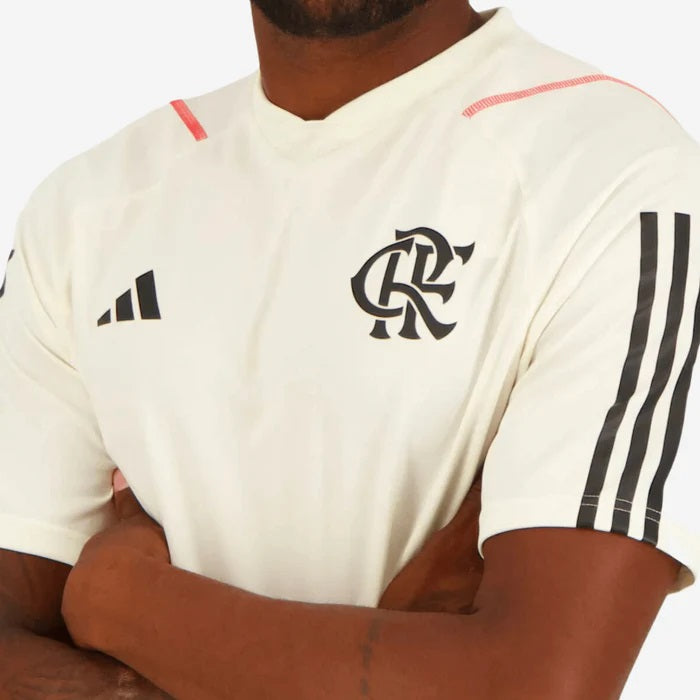 Camisa Flamengo Treino 23/24 Branca Masculina